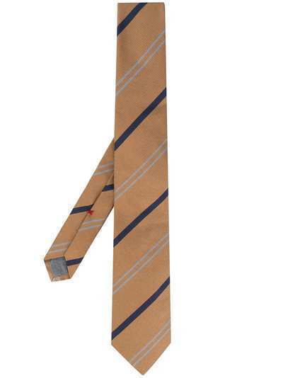 Brunello Cucinelli полосатый галстук
