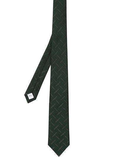 Burberry жаккардовый галстук с логотипом