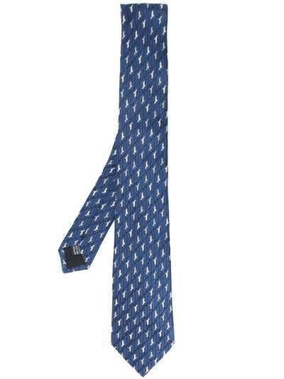 LANVIN галстук с вышивкой