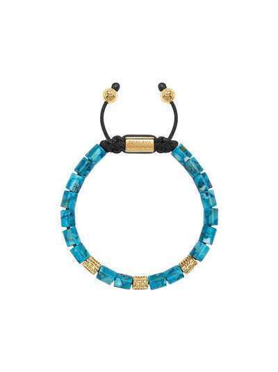 Nialaya Jewelry браслет с бусинами из бирюзы