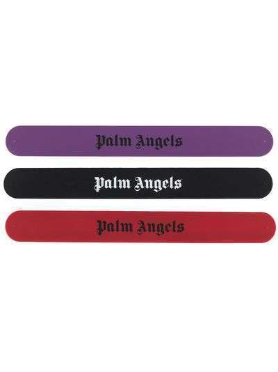 Palm Angels комплект из трех браслетов с логотипом