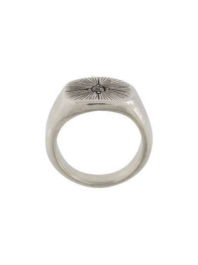 Henson кольцо-печатка Starburst