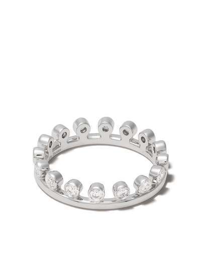 De Beers кольцо Dewdrop из белого золота с бриллиантами