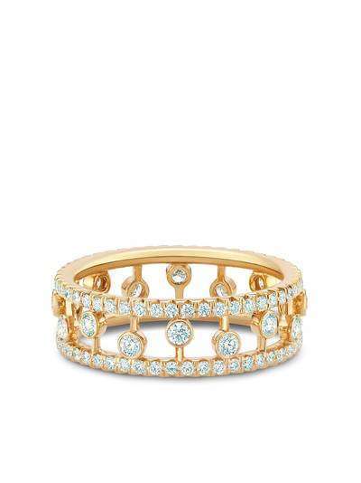 De Beers кольцо Dewdrop из желтого золота с бриллиантами