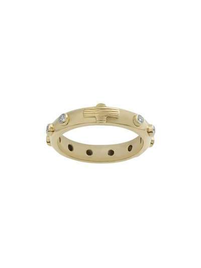 Dolce & Gabbana кольцо Devotion из белого золота с бриллиантом