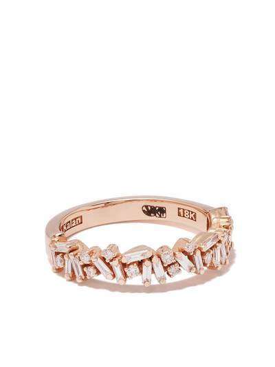 Suzanne Kalan кольцо Fireworks из розового золота с бриллиантами
