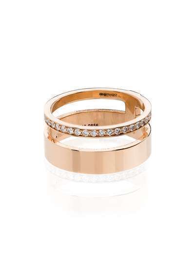 Repossi кольцо Berbere Module из розового золота с бриллиантами
