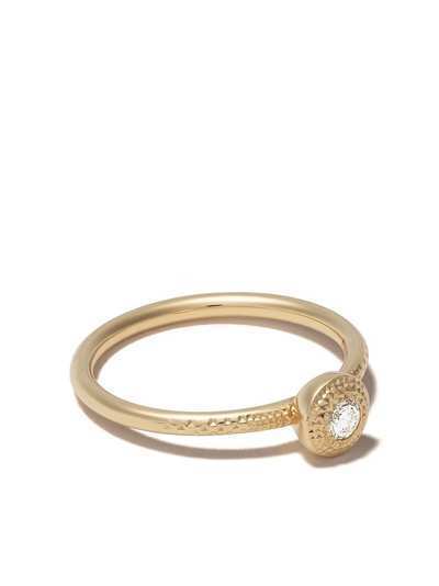 De Beers золотое кольцо Talisman с бриллиантом