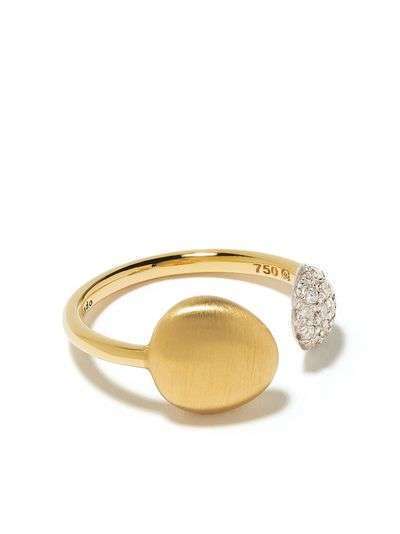 Brumani кольцо Corcovado из желтого и белого золота с бриллиантами