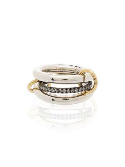 Spinelli Kilcollin кольцо Libra Noir из белого золота с бриллиантами