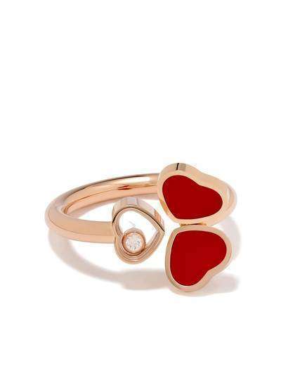 Chopard кольцо Happy Hearts из розового золота