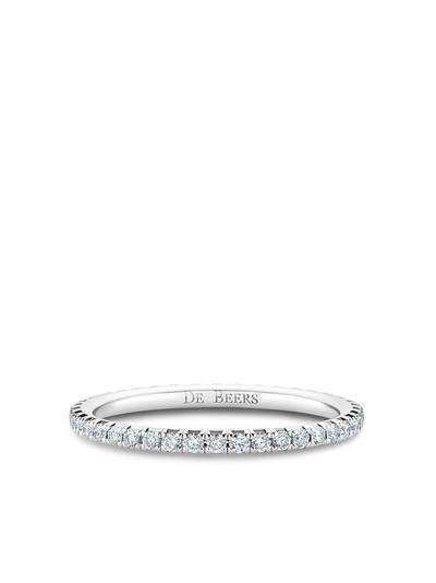 De Beers кольцо Aura Eternity из белого золота с бриллиантами
