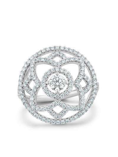 De Beers кольцо Enchanted Lotus из белого золота с бриллиантами