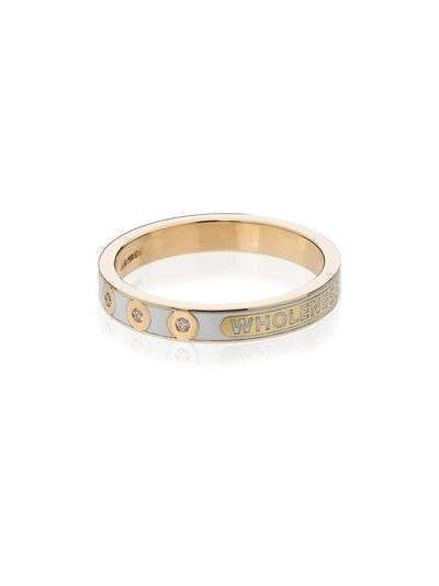 Foundrae кольцо Wholeness из желтого золота с бриллиантами