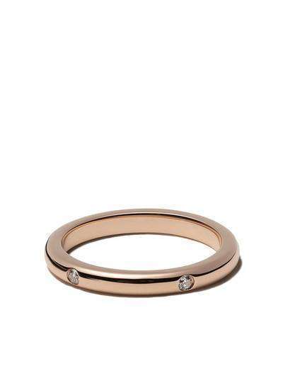 Ef Collection кольцо из розового золота с бриллиантами