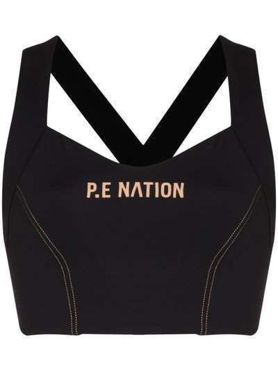 P.E Nation спортивный бюстгальтер Elevation с логотипом