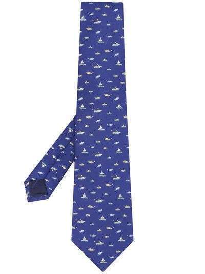 Salvatore Ferragamo Pre-Owned галстук 2000-х годов с принтом