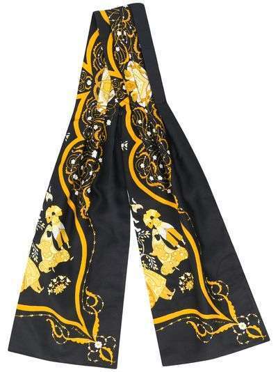 Hermès шарф pre-owned с цветочным принтом