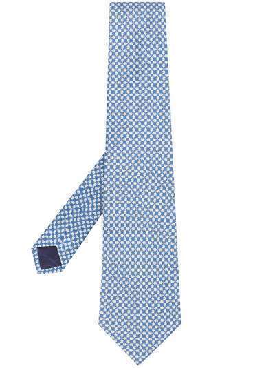Salvatore Ferragamo Pre-Owned галстук 2000-х годов с принтом