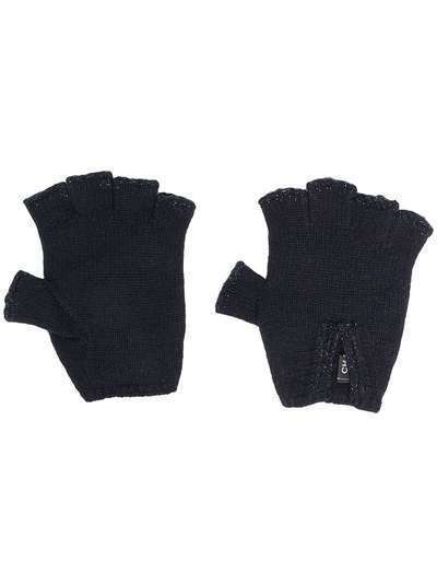 Chanel Pre-Owned трикотажные перчатки-митенки