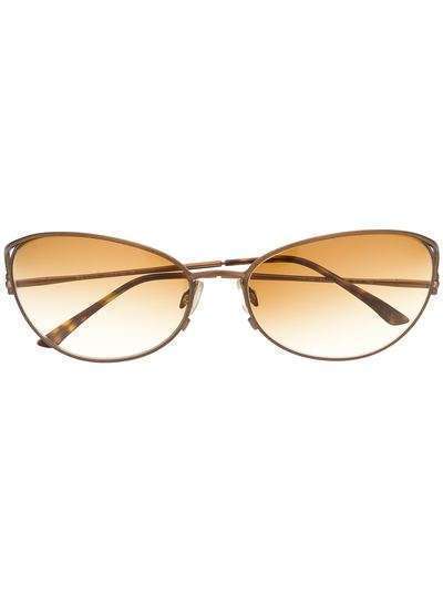 Prada Pre-Owned солнцезащитные очки в оправе 'кошачий глаз' 2000-х годов