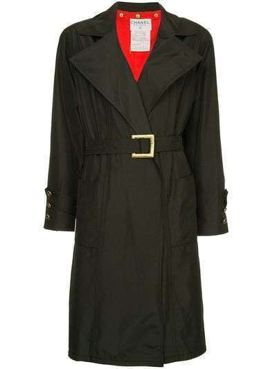 Chanel Pre-Owned wide lapels midi coat