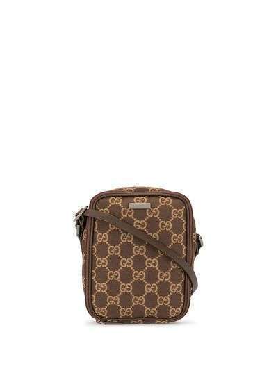 Gucci Pre-Owned мини-сумка с логотипом GG