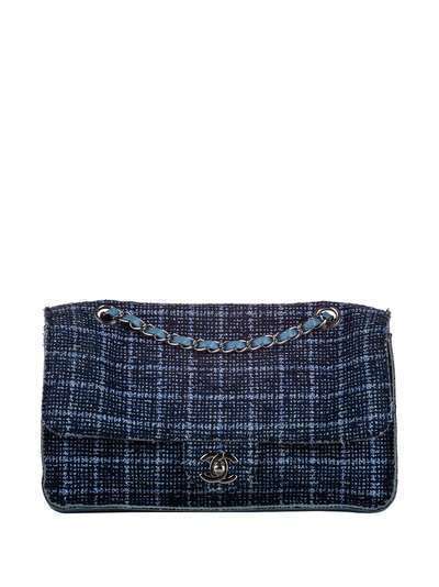 Chanel Pre-Owned твидовая сумка с клапаном 2013-2014-х годов