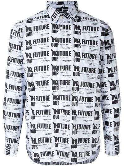 Comme Des Garçons Pre-Owned рубашка с принтом 'No Future'