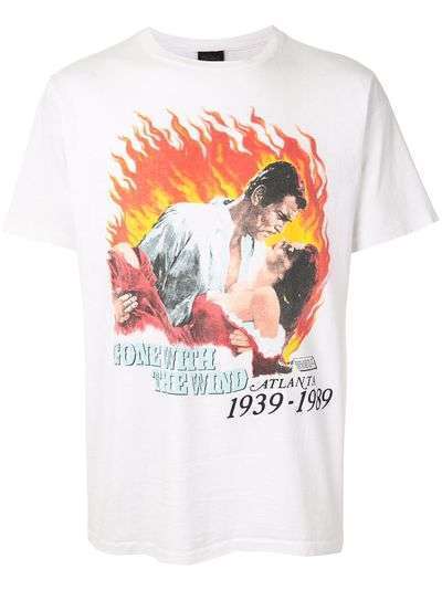 Fake Alpha Vintage Gone with the Wind print T-shirt