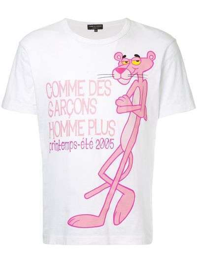Comme Des Garçons Homme Plus футболка с розовой пантерой