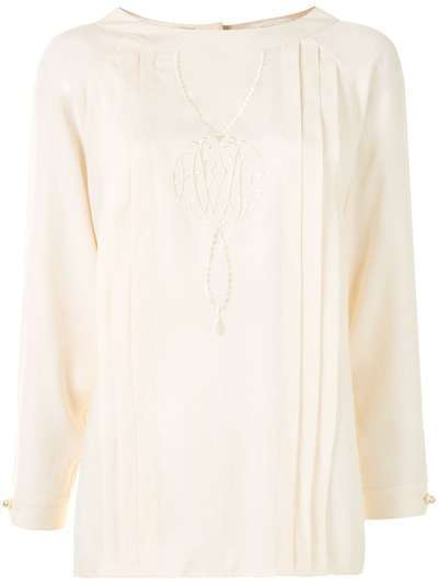 Chanel Pre-Owned блузка с укороченными рукавами