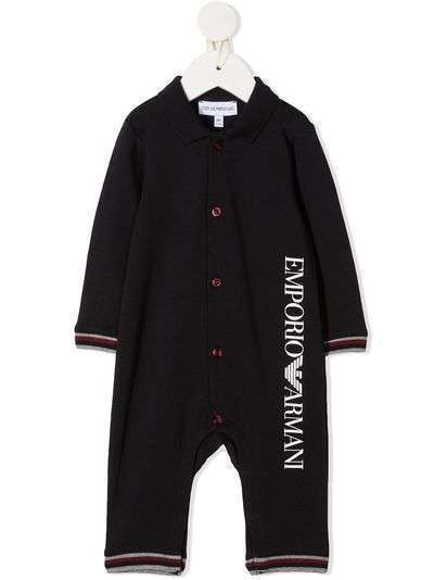 Emporio Armani Kids комбинезон с логотипом