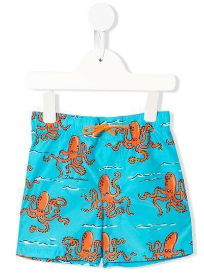 Dolce & Gabbana Kids плавки-шорты с принтом Octopus
