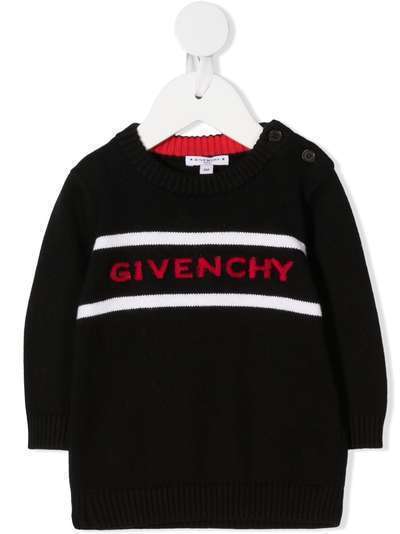 Givenchy Kids трикотажный джемпер с логотипом