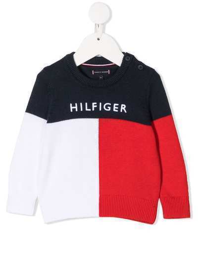 Tommy Hilfiger Junior джемпер в стиле колор-блок