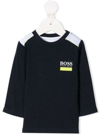 Boss Kids футболка в стиле колор-блок