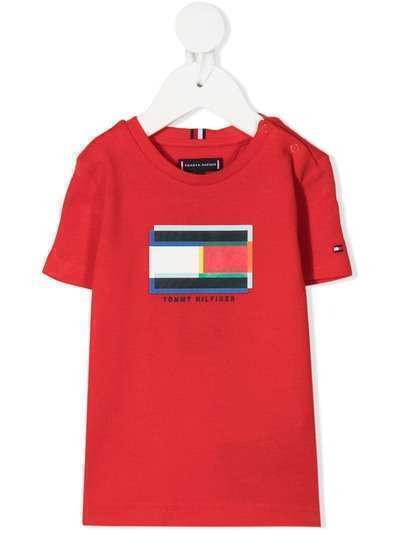 Tommy Hilfiger Junior футболка с логотипом и короткими рукавами