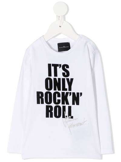John Richmond Junior рубашка с принтом Rock 'n' Roll