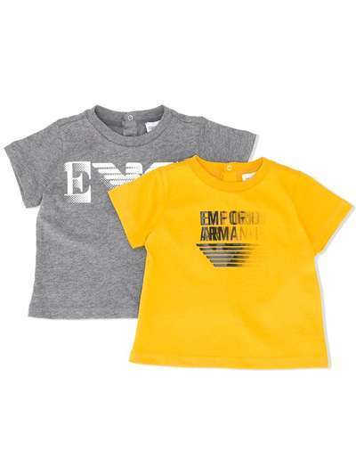Emporio Armani Kids комплект из двух футболок с логотипом