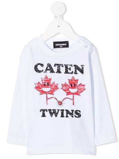 Dsquared2 Kids футболка с принтом Caten Twins