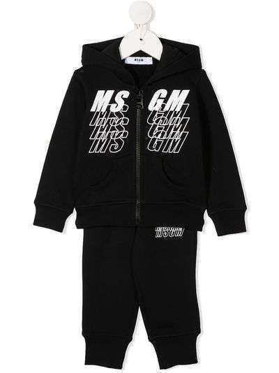 Msgm Kids футболка с логотипом