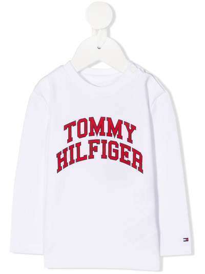 Tommy Hilfiger Junior футболка с длинными рукавами и логотипом