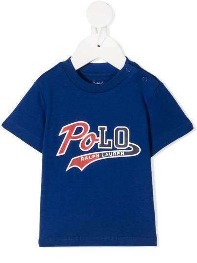 Ralph Lauren Kids футболка с круглым вырезом и логотипом