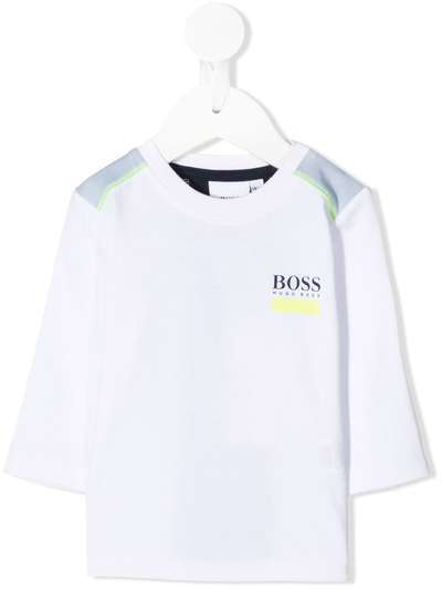 Boss Kids футболка со вставками