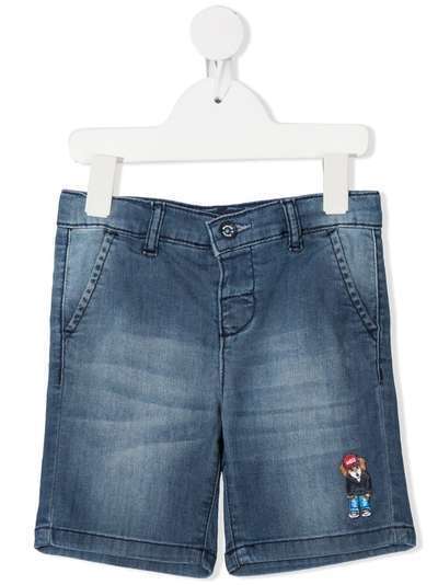 Harmont & Blaine Junior джинсовые шорты с вышивкой