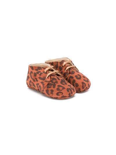 Gallucci Kids ботинки с леопардовым принтом