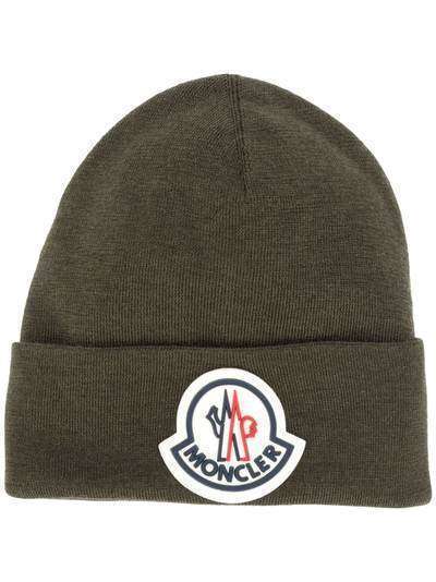 Moncler шапка бини с логотипом