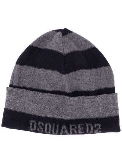 Dsquared2 шапка бини в полоску