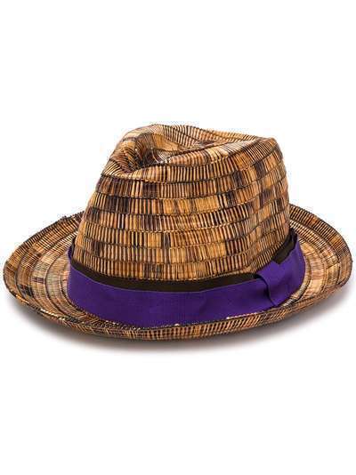 Paul Smith соломенная шляпа-федора